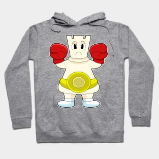 Chess piece Rook Boxer Hoodie